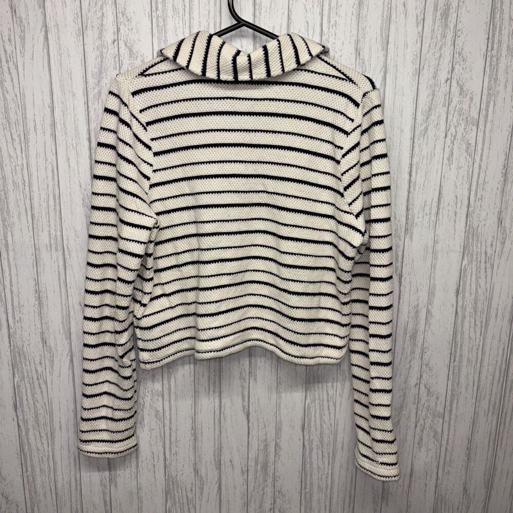 Womens Size M Madewell Striped Button Front Cardigan EUC - Picture 6 of 6